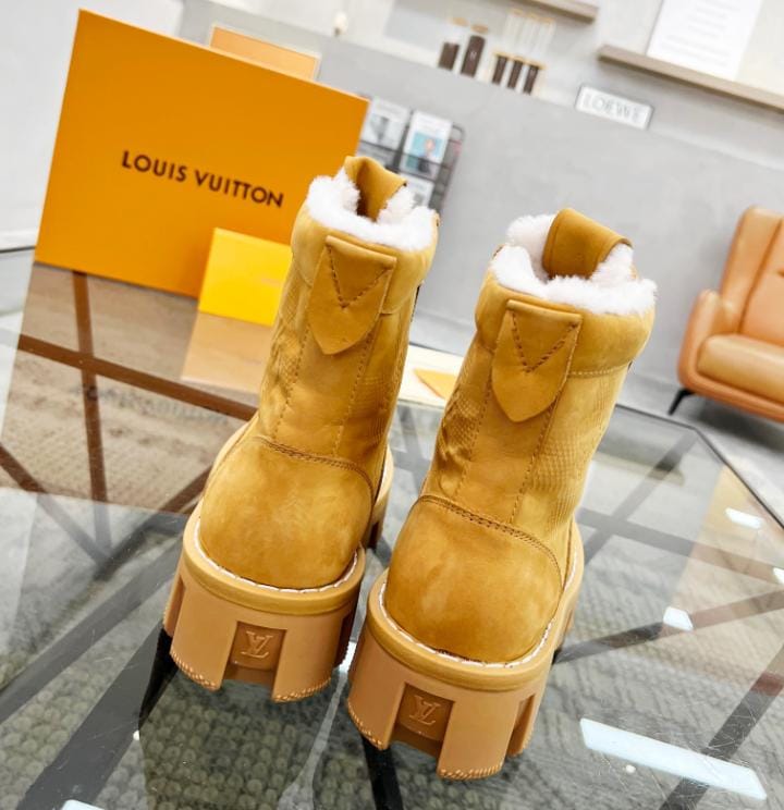 Timberland Boots Yellow Louis Vuitton