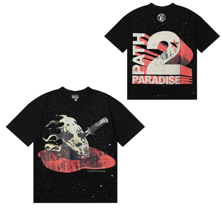 HELLSTAR PATH 2 PARADISE BLACK Short-sleeve t-shirts